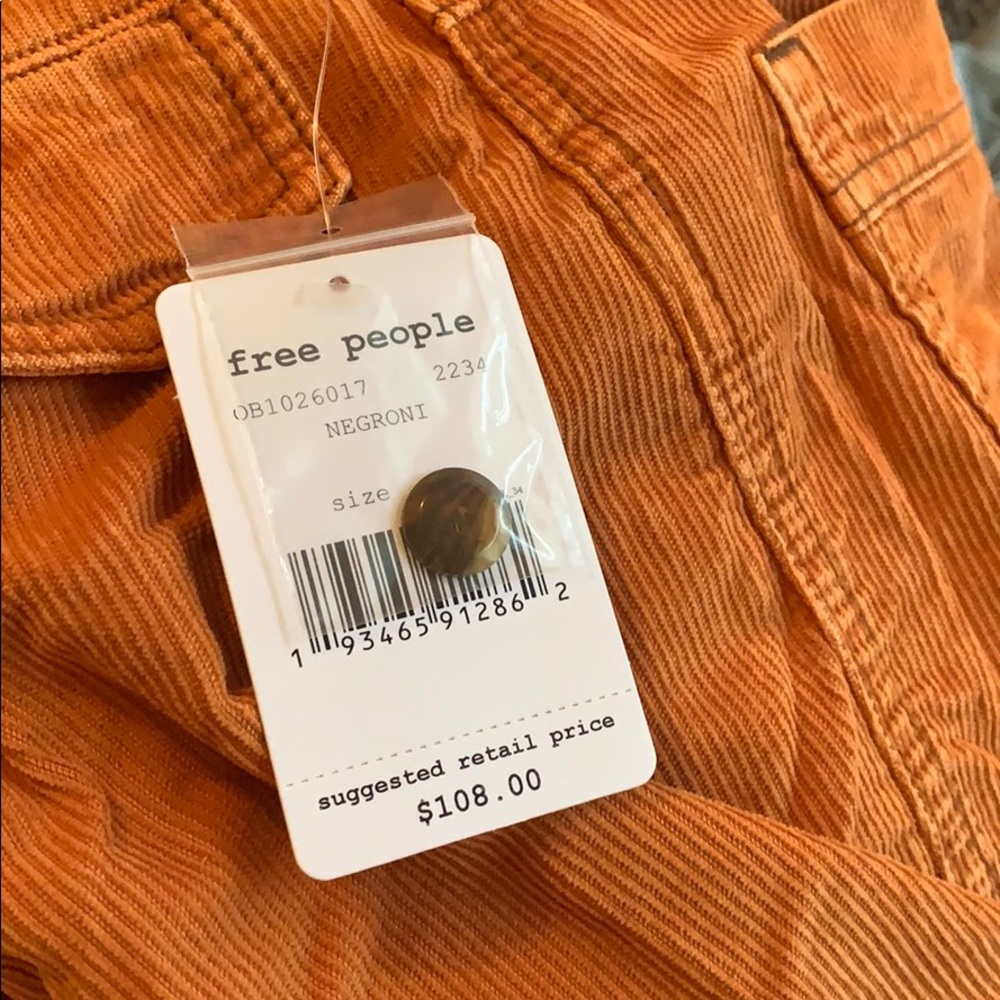 Free People Aces High Straight Leg Corduroy Pants - Picture 3 of 3